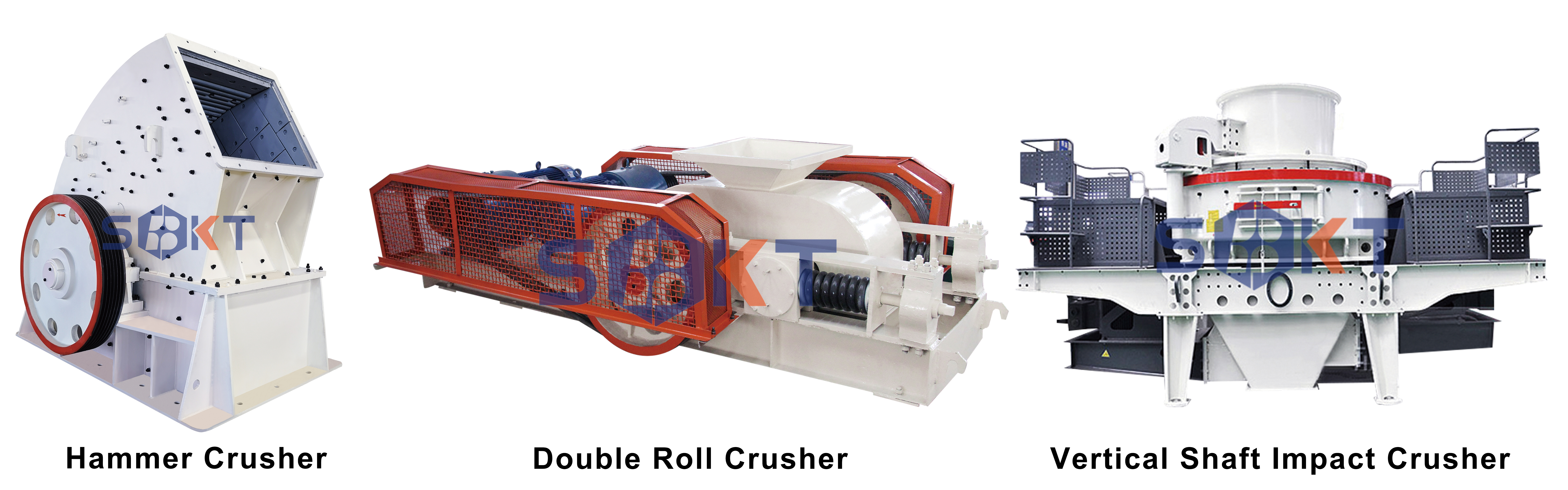 Three Types of Crushers
